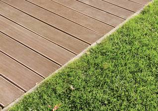 Terrassenboden Bangkirai - Oberfläche geriffelt