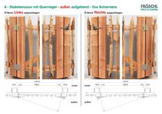 Türdetail 08 - Querriegelpaket, außen aufgehend