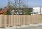 Eleganter Sichtschutz senkrecht breitseitig aus Lärche