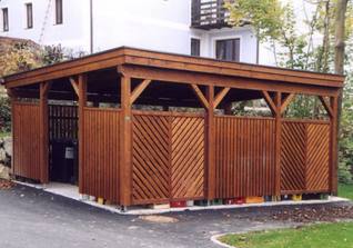 Sichtschutz mit abwechselnden Motiven