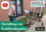 Herstellung von Punktfundamenten