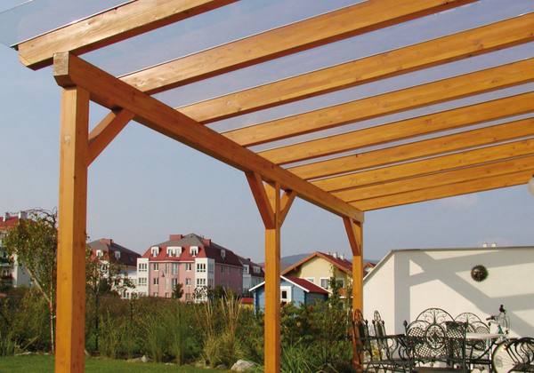 Detailansicht Überdachung mit Sicherheitsglas Detailansicht Überdachung mit Sicherheitsglas