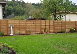 Innenansicht Sichtschutz aus Holz