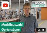 Modellauswahl Zäune