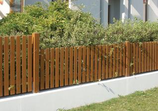 Bretterzaun Variante - Funktionale Gartenzäune