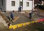 Betonplatte mit Stahlbewehrung