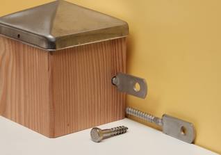 Schraublasche samt Befestigungsschraube