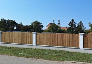 Sichtschutz senkrecht breitseitig - Salzimprägnierung