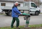 Rüttelplatte zum Verdichten von Erdreich